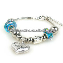 Vente en gros bracelet en perles chanceuses en cristal